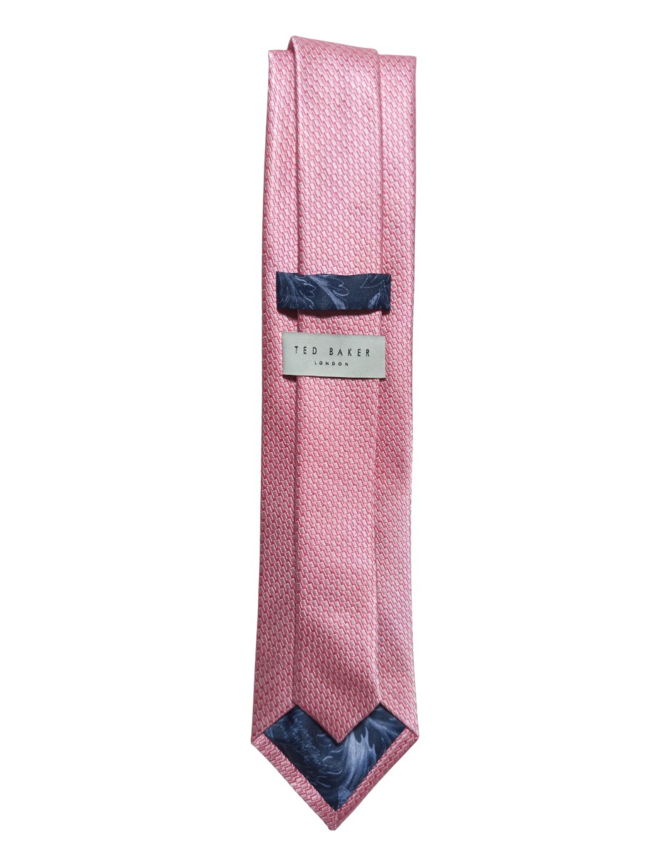 Corbata regular de seda estampada para hombre 3