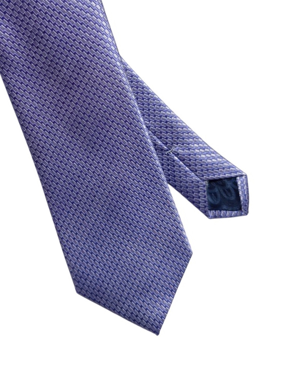 Corbata regular de seda estampada para hombre 2