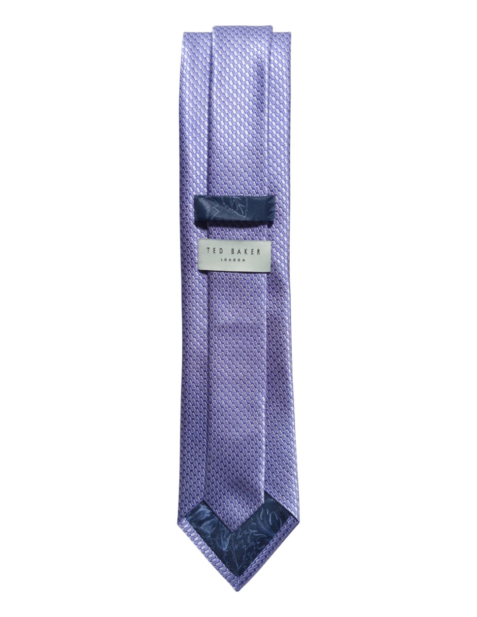 Corbata regular de seda estampada para hombre 3