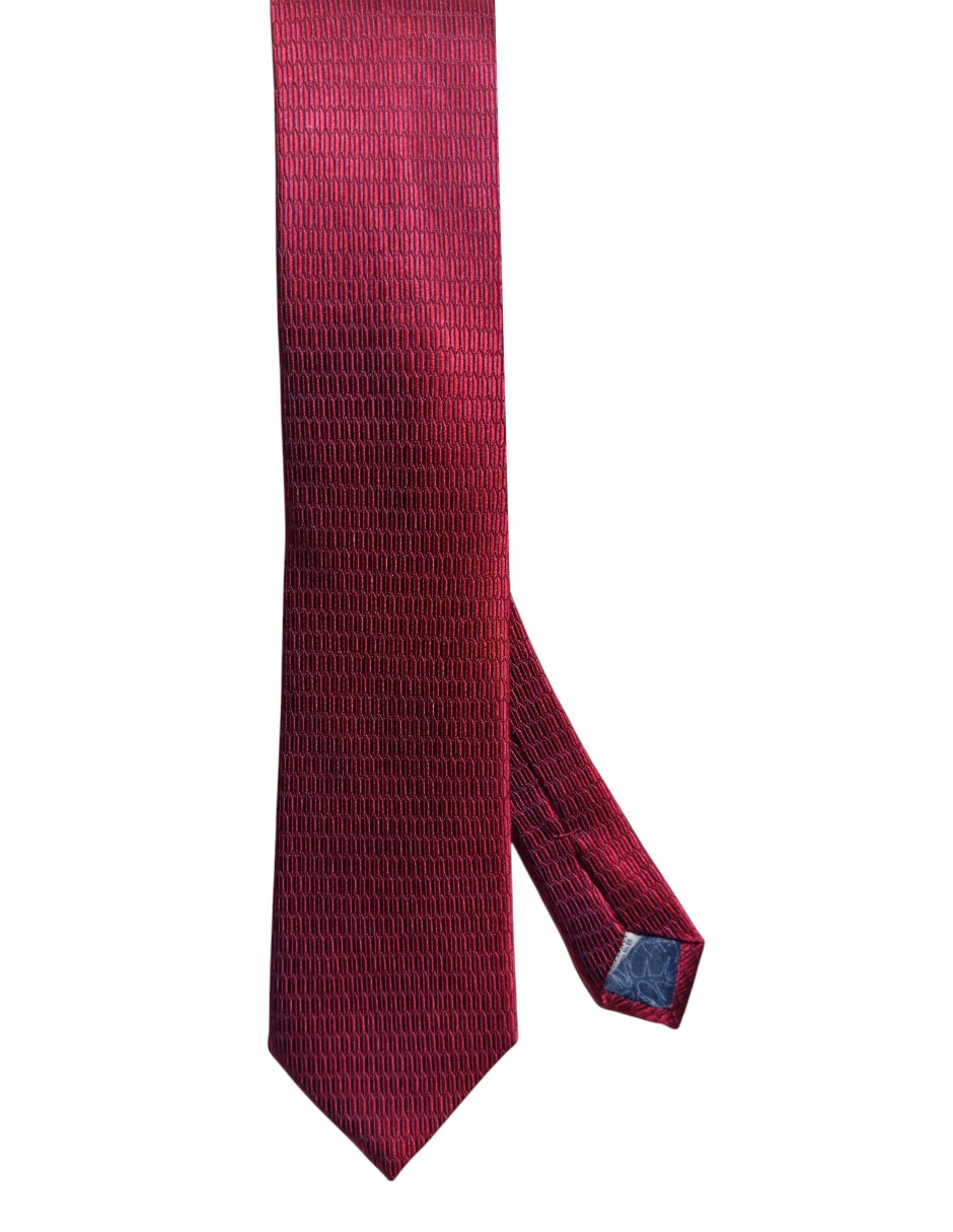 CORBATA TED BAKER GEOMÉTRICO REG, ROJOE