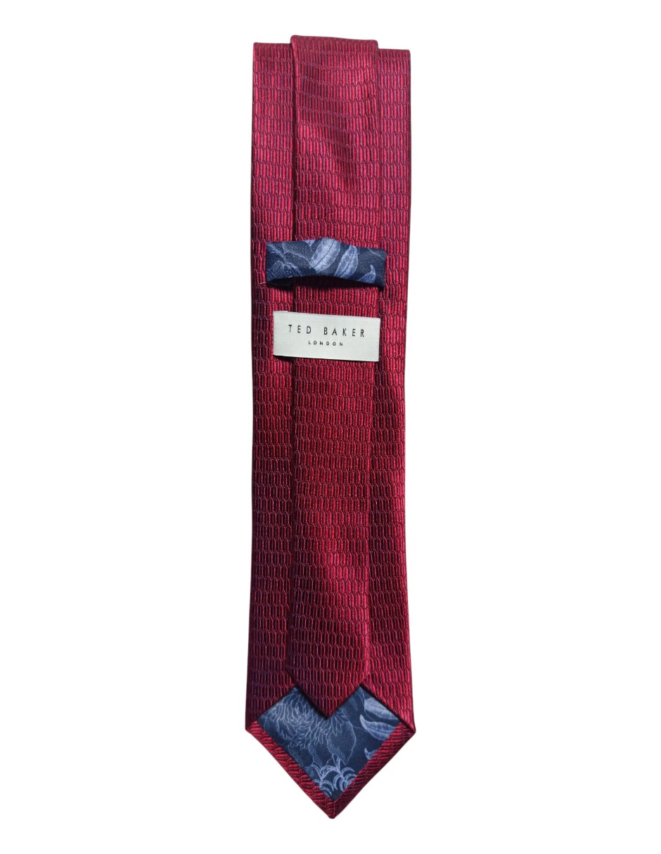 CORBATA TED BAKER GEOMÉTRICO REG, ROJOE