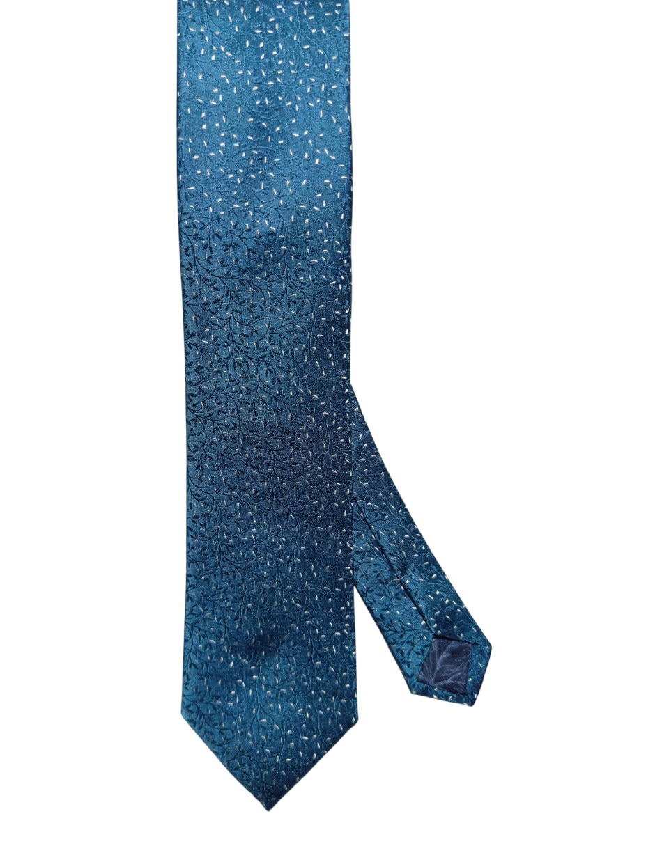 Corbata regular de seda estampado floral para hombre Corbata regular de seda estampado floral para hombre