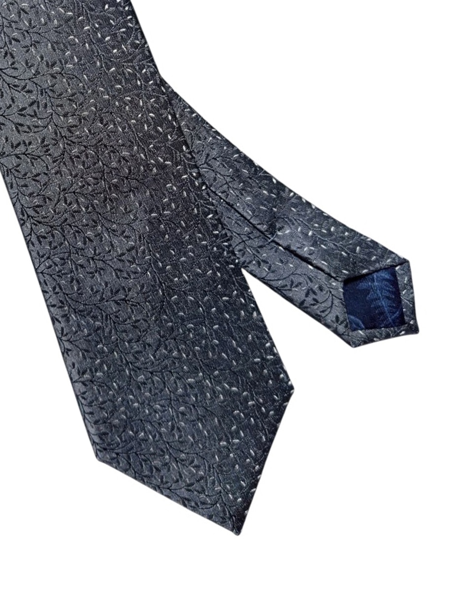 CORBATA TED BAKER FLORAL REGULAR, GRIS