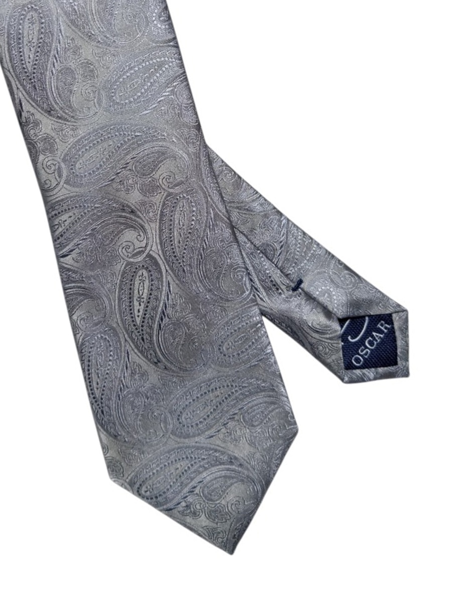 Corbata regular de seda Estampado Floral para hombre 2