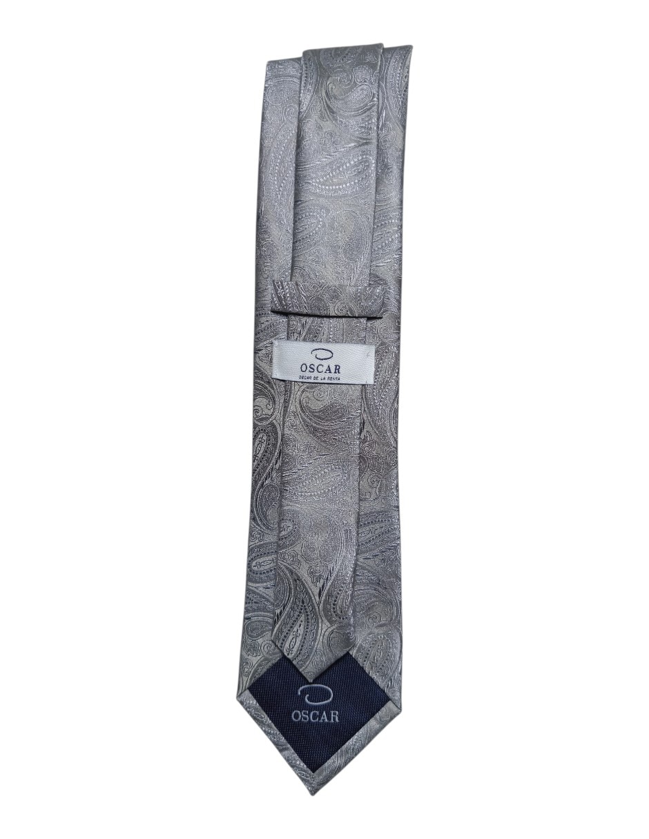 Corbata regular de seda Estampado Floral para hombre 3