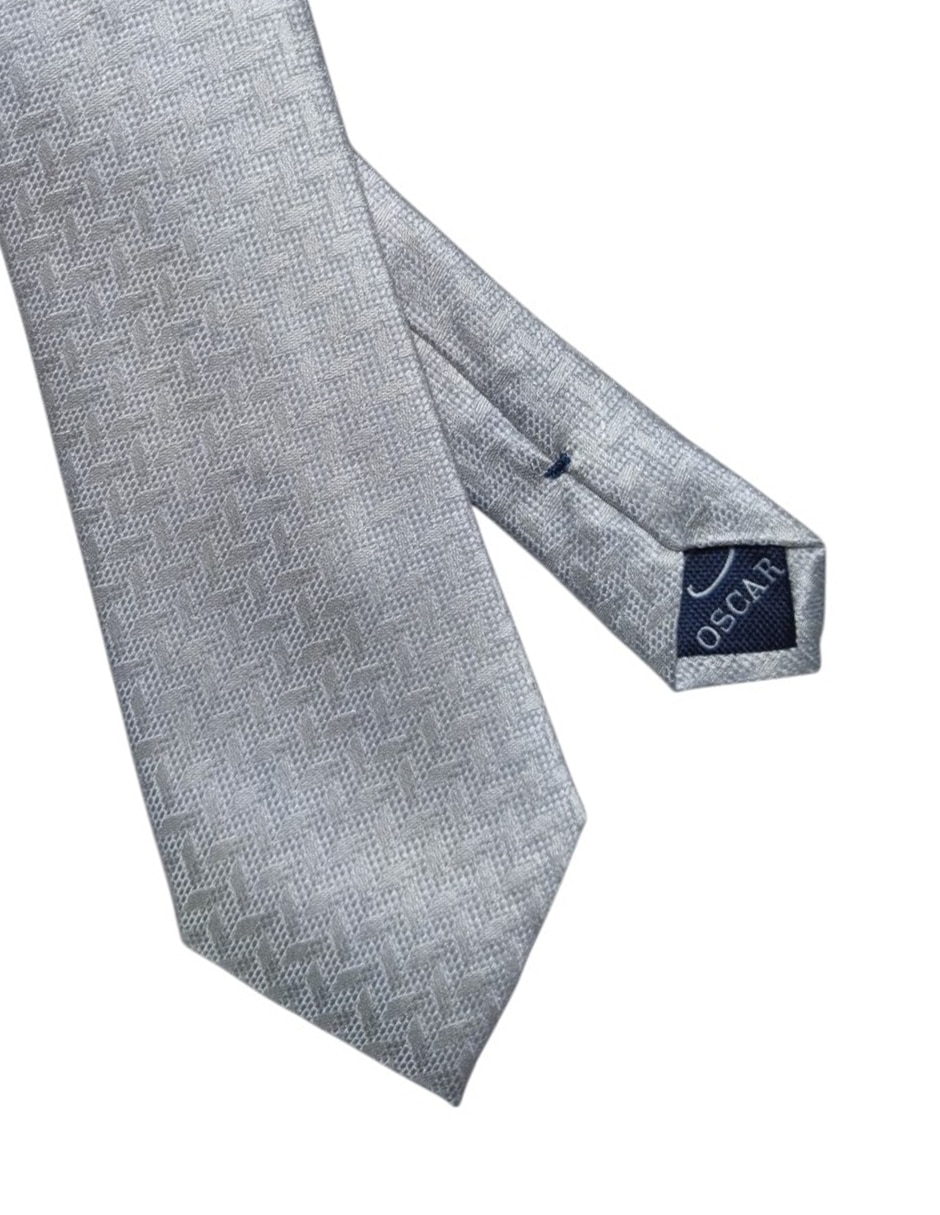 CORBATA O DE LA RENTA GRÁFIC, PLATEADOS