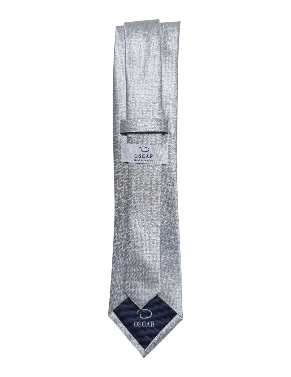 CORBATA O DE LA RENTA GRÁFIC, PLATEADOS