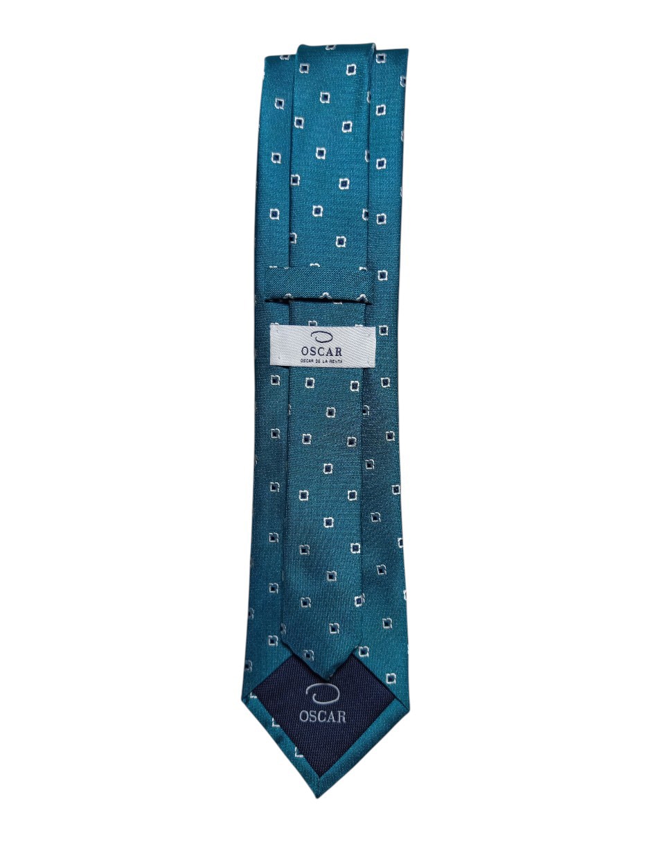Corbata regular estampado microprint para hombre 5