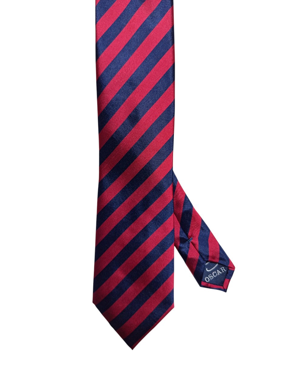 Corbata regular de seda estampada a rayas para hombre Corbata regular de seda estampada a rayas para hombre