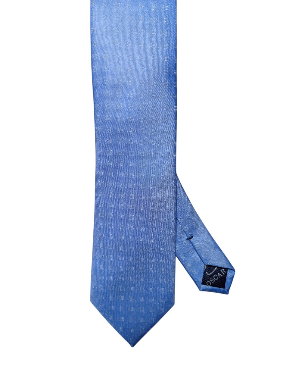 Corbata regular de seda estampada para hombre