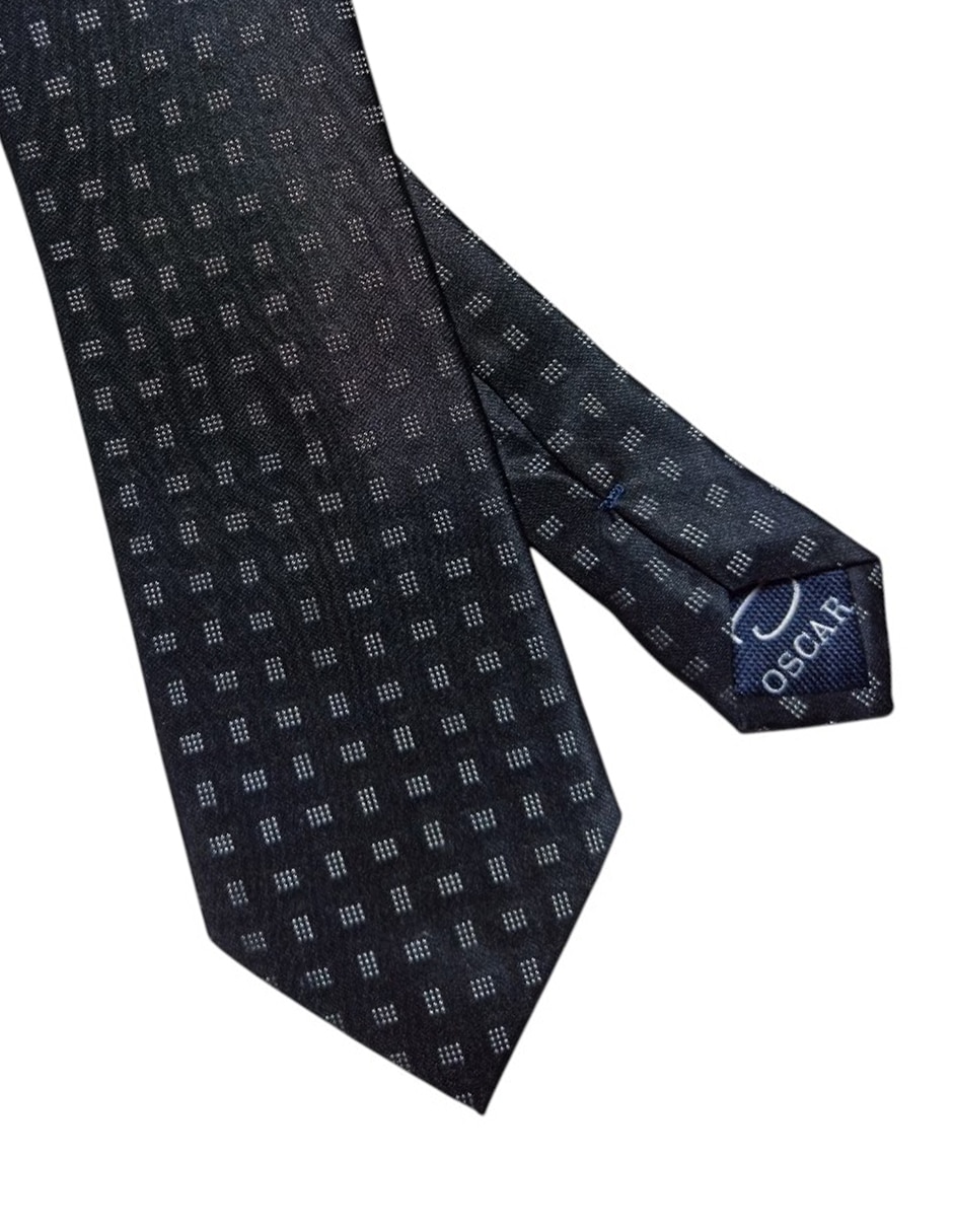 Corbata regular de seda estampada para hombre 2