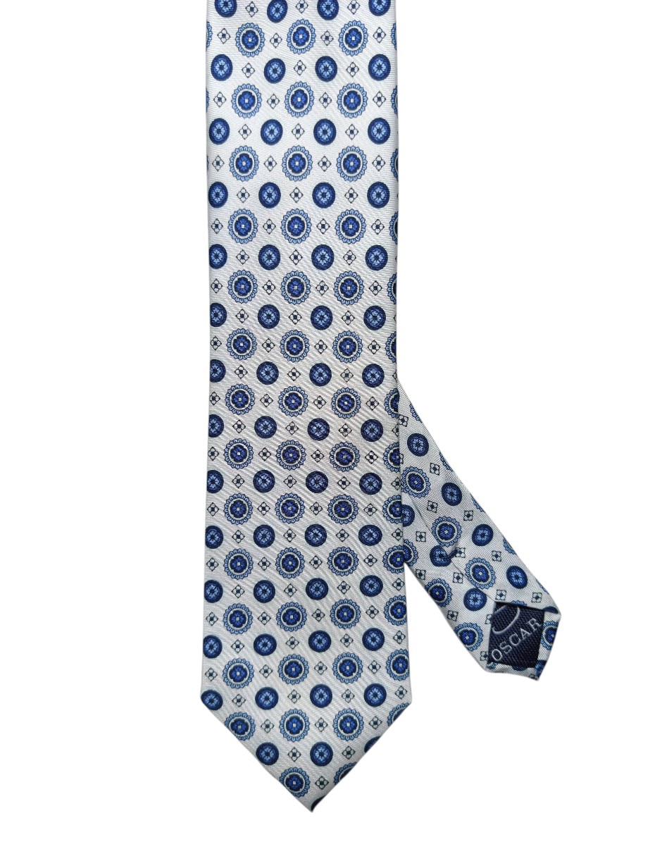 Corbata regular de seda Estampado Floral para hombre