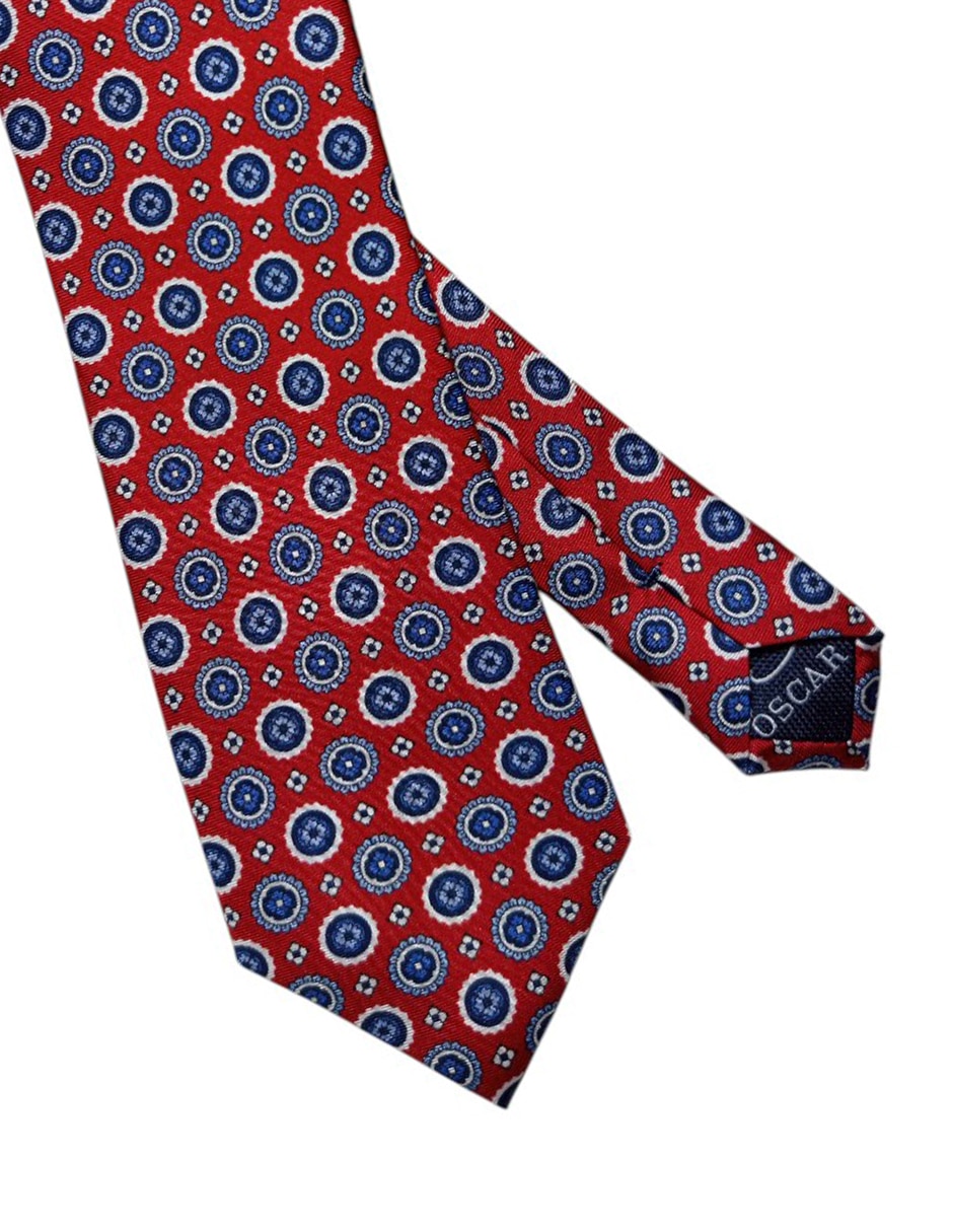 CORBATA O DE LA RENTA FLORAL REG, ROJOE