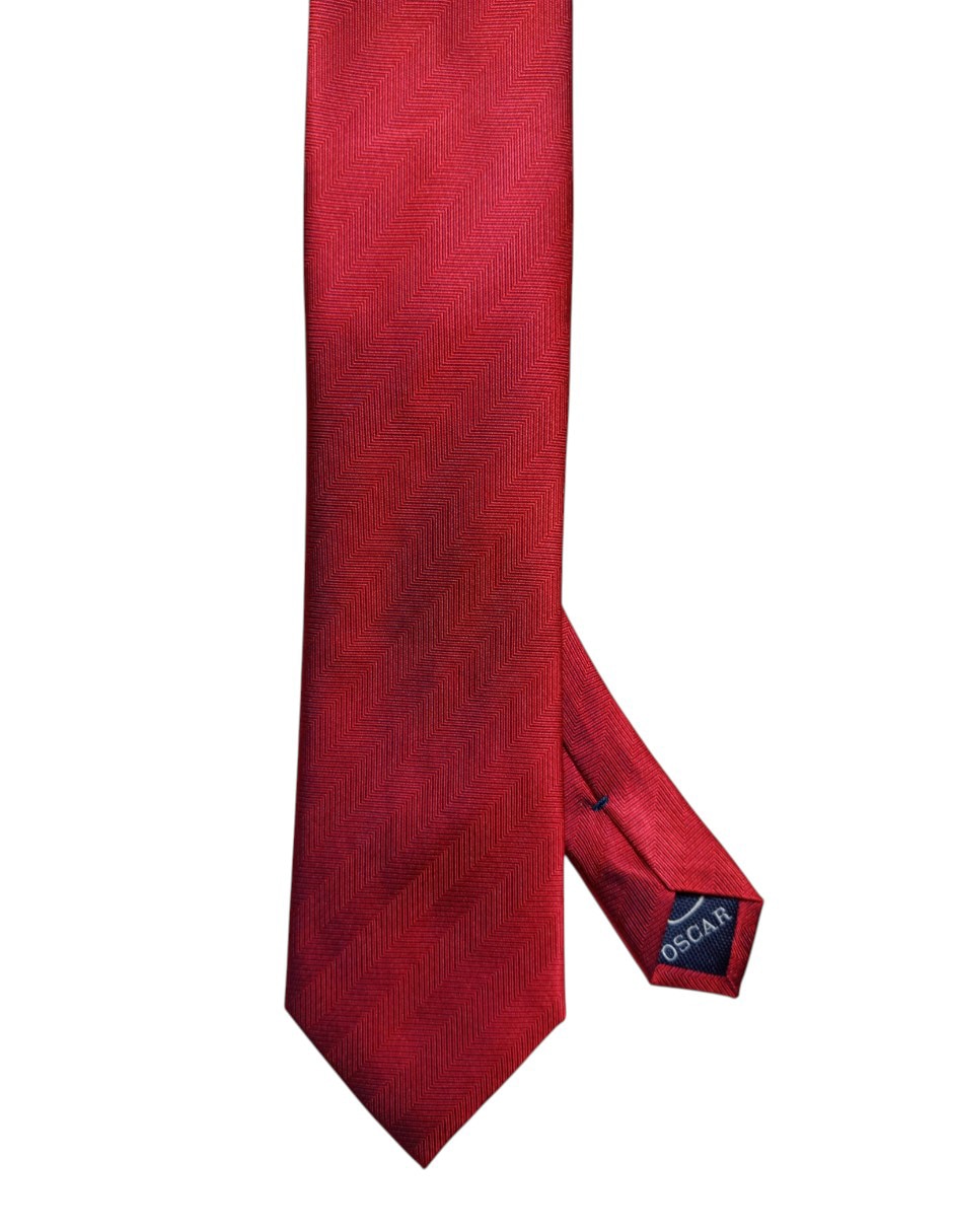 Corbata regular de seda para hombre