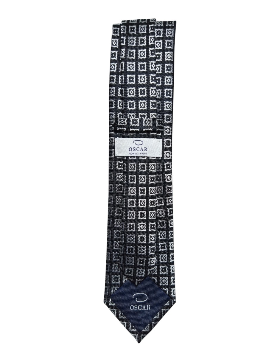 Corbata regular de seda estampada para hombre 3