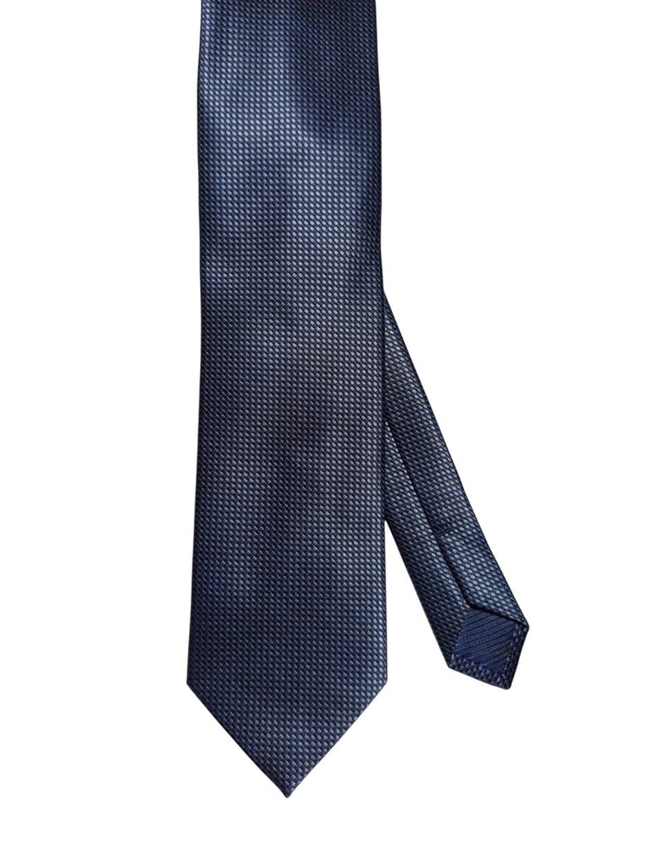 Corbata regular de seda estampada para hombre