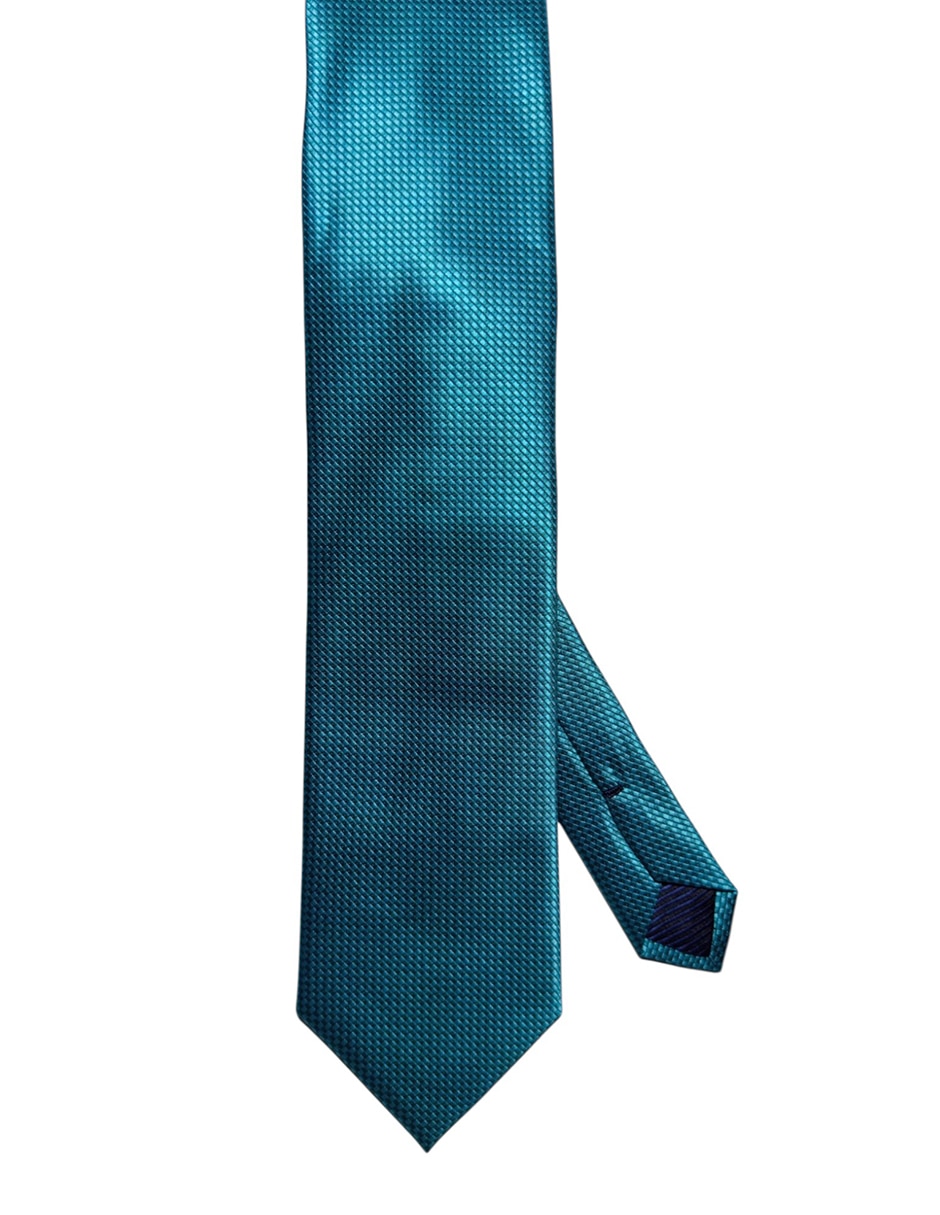 Corbata regular de seda estampada para hombre