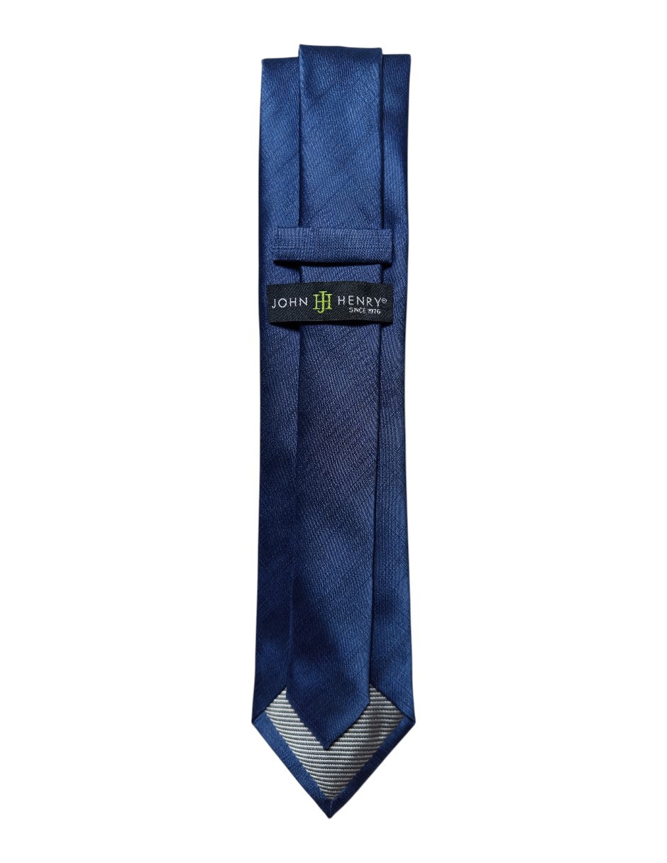 CORBATA JOHN HENRY A CUAD, AZUL MARINOE