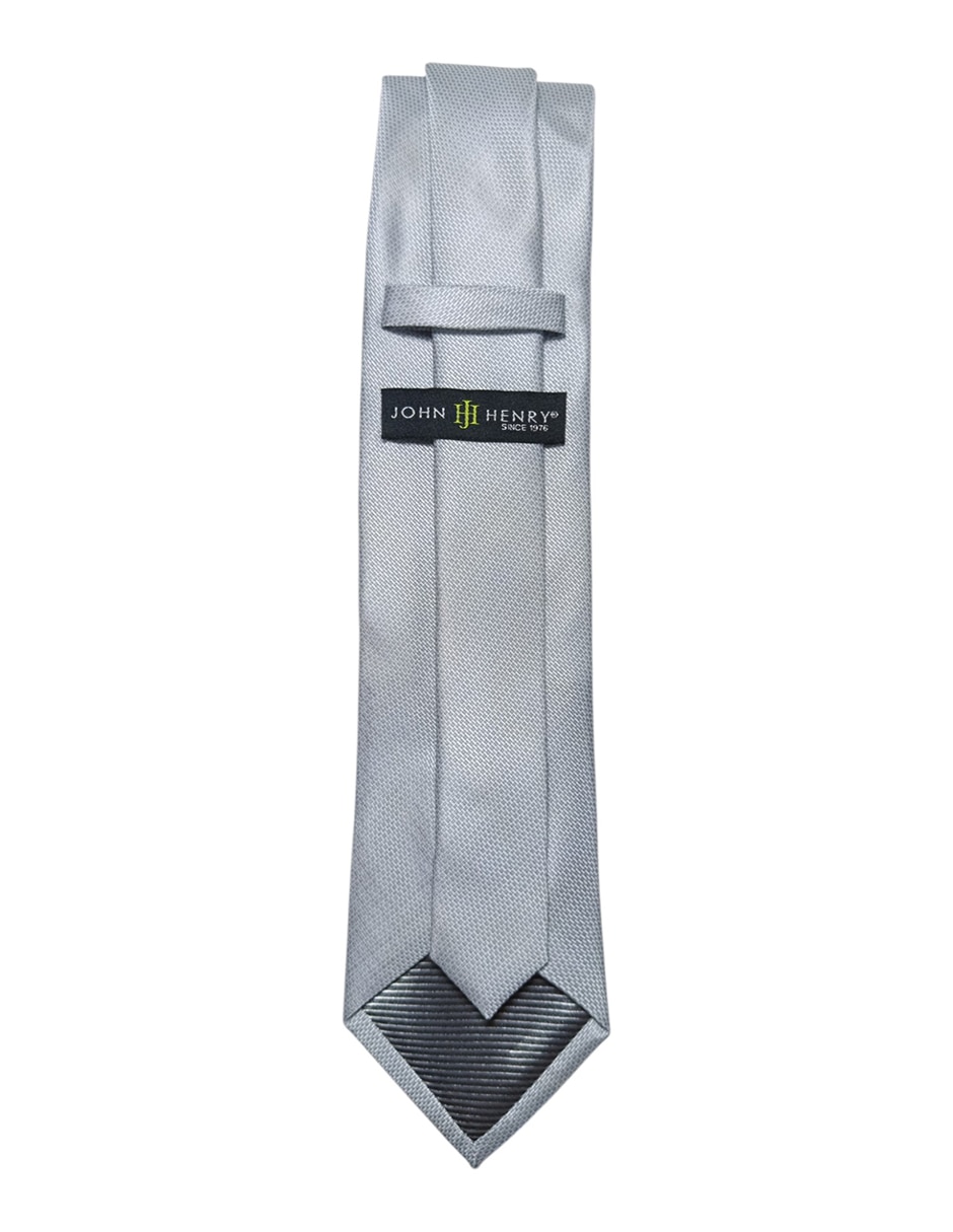 CORBATA JOHN HENRY GRÁFICO R, PLATEADOA