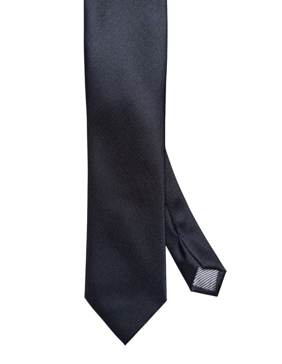 Corbata regular de seda estampado liso para hombre Corbata regular de seda estampado liso para hombre
