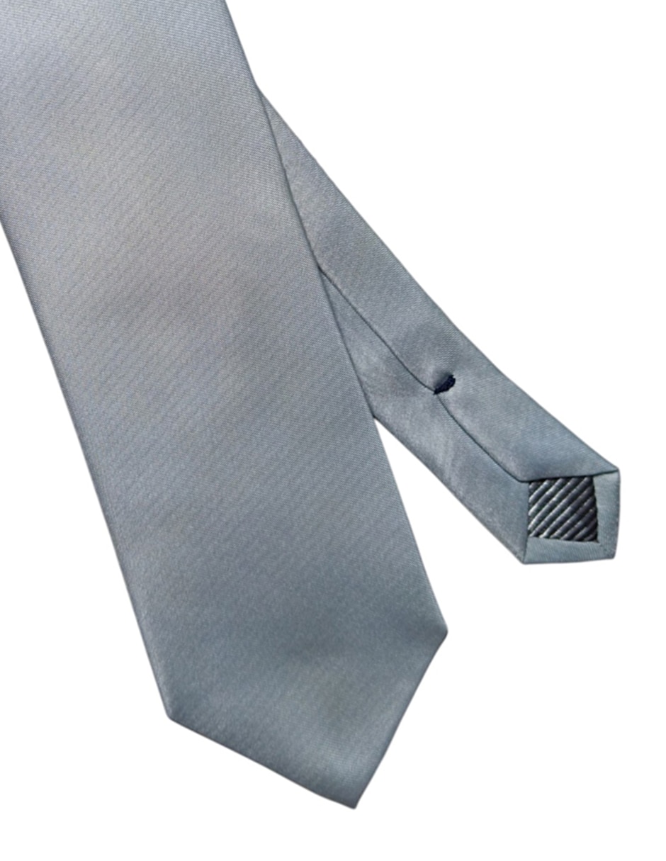CORBATA JOHN HENRY LISO REGU, PLATEADO