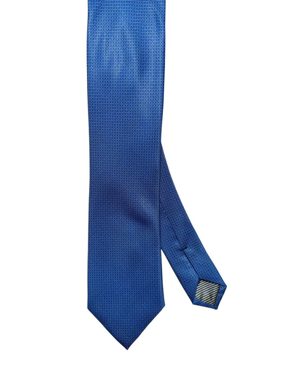 Corbata regular de seda estampado floral para hombre
