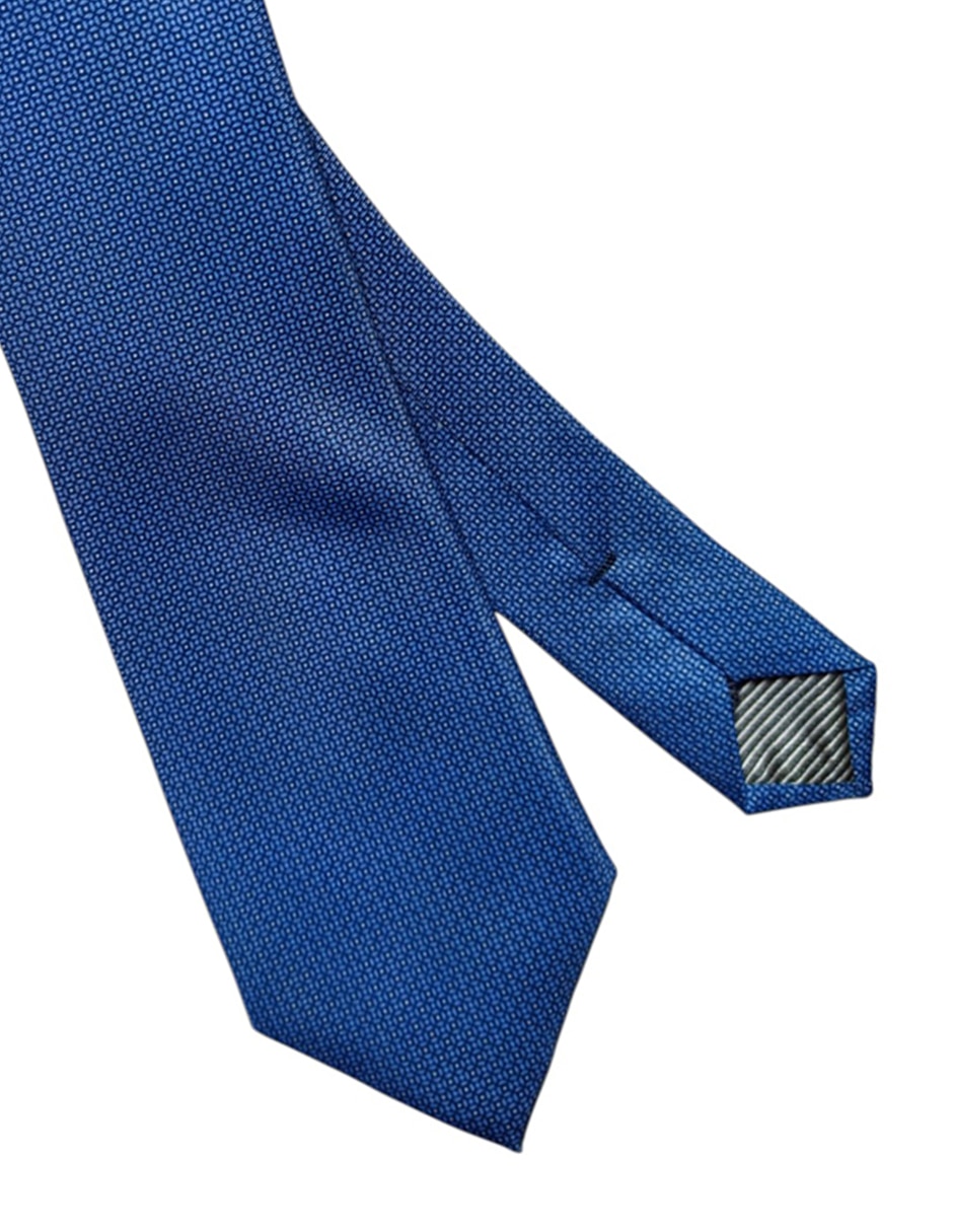 Corbata regular de seda estampado floral para hombre 2