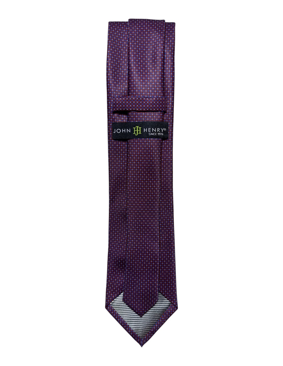CORBATA JOHN HENRY FLORAL REGULA, ROJO