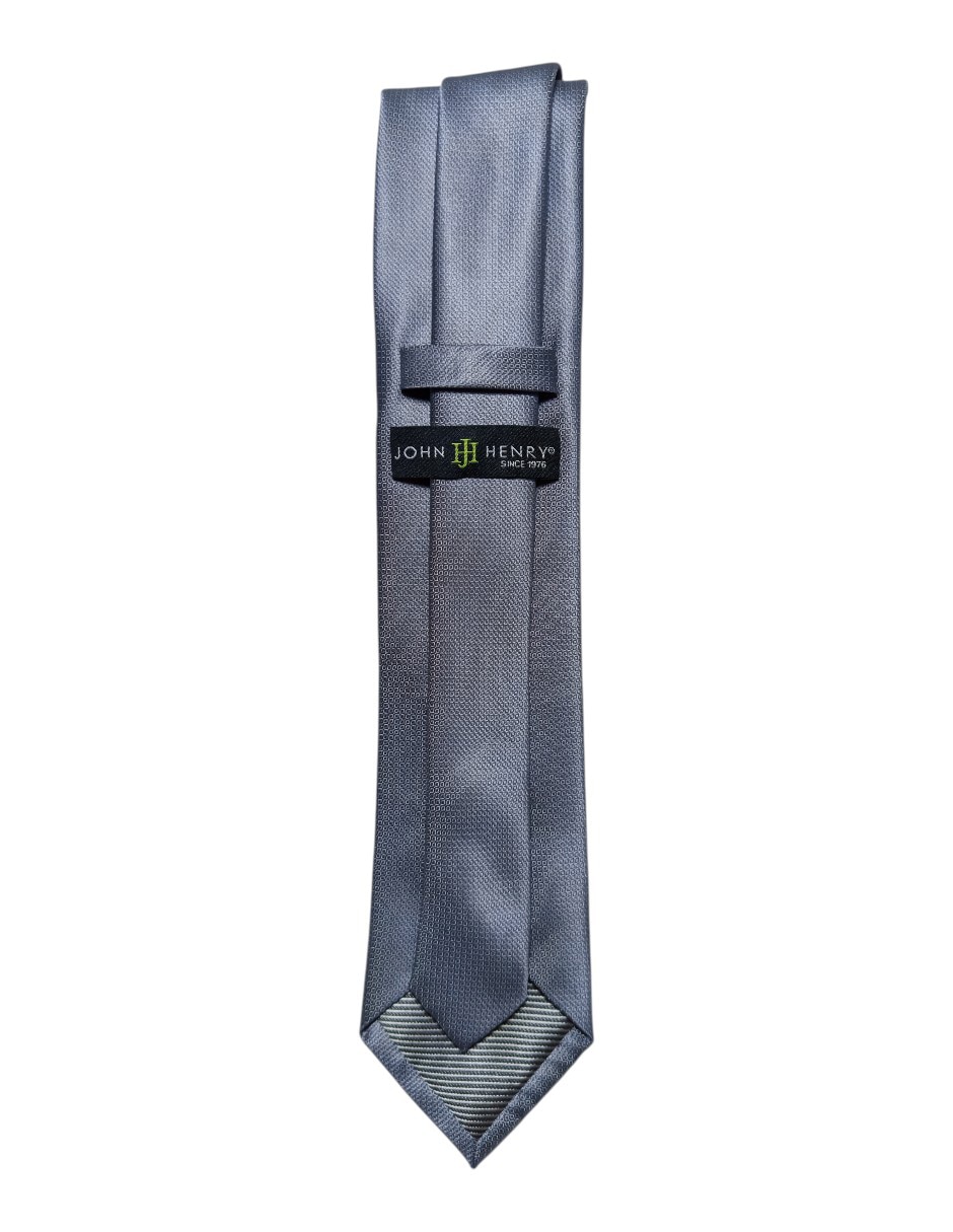 CORBATA JOHN HENRY GRÁFICO REGUL, GRISA