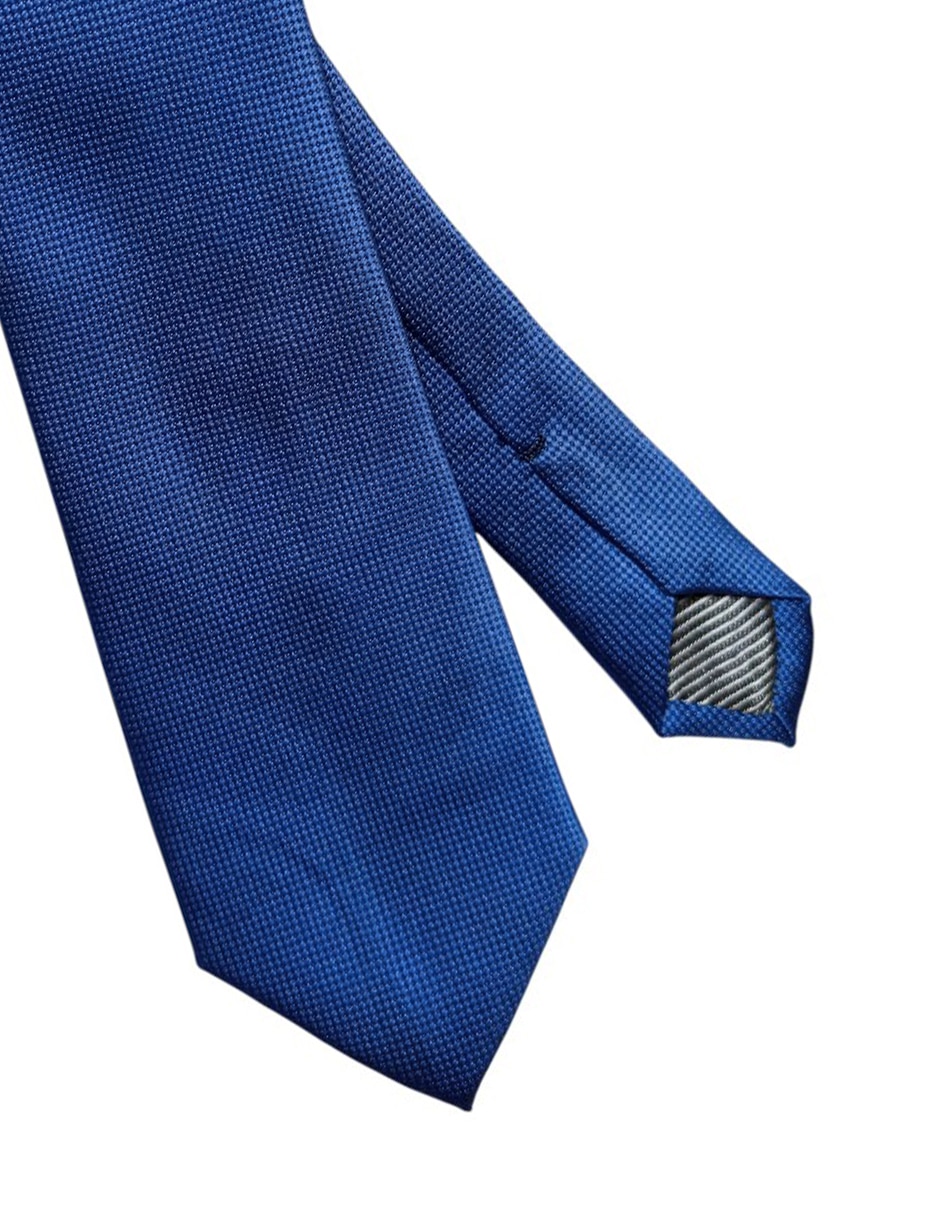 Corbata regular de seda estampado gráfico para hombre 2