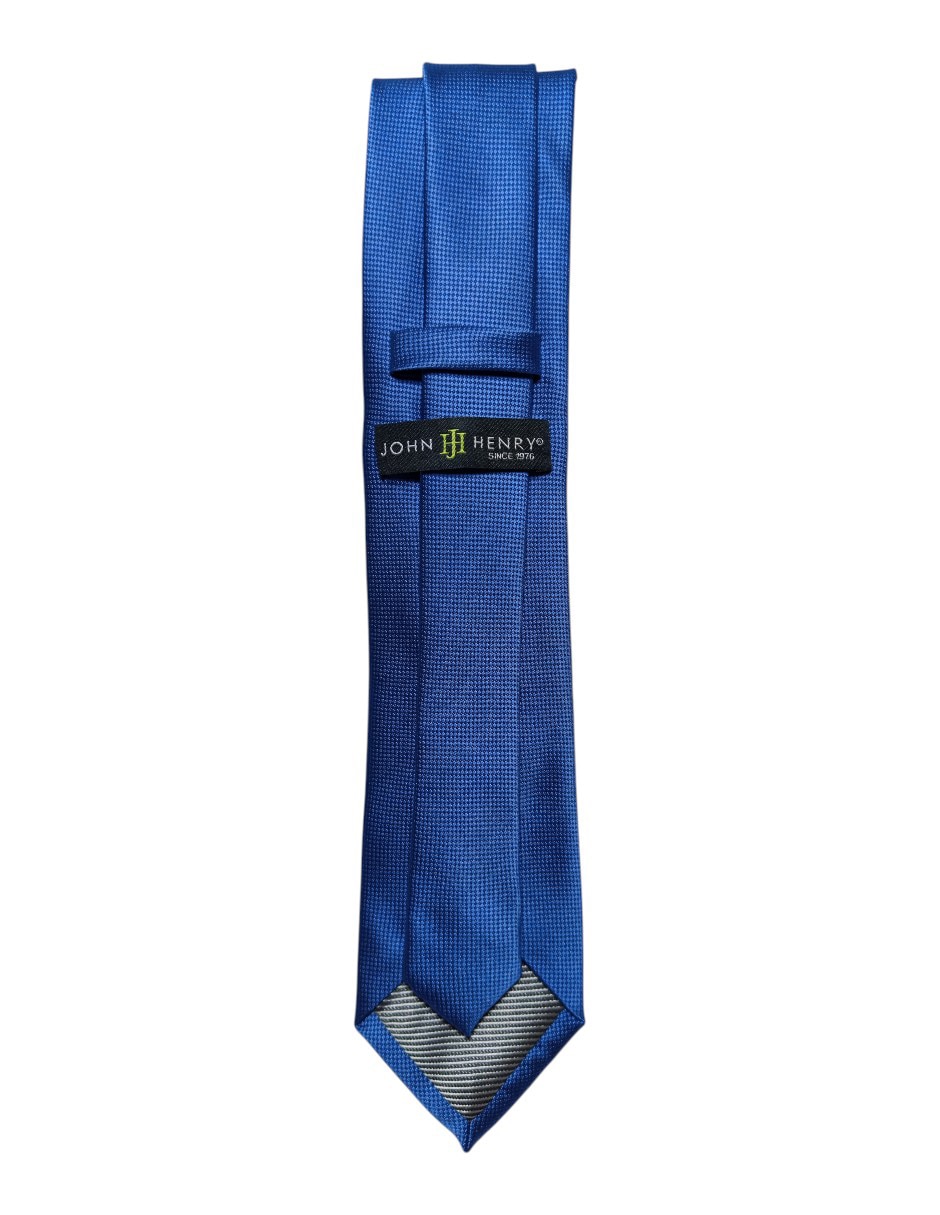 Corbata regular de seda estampado gráfico para hombre 3