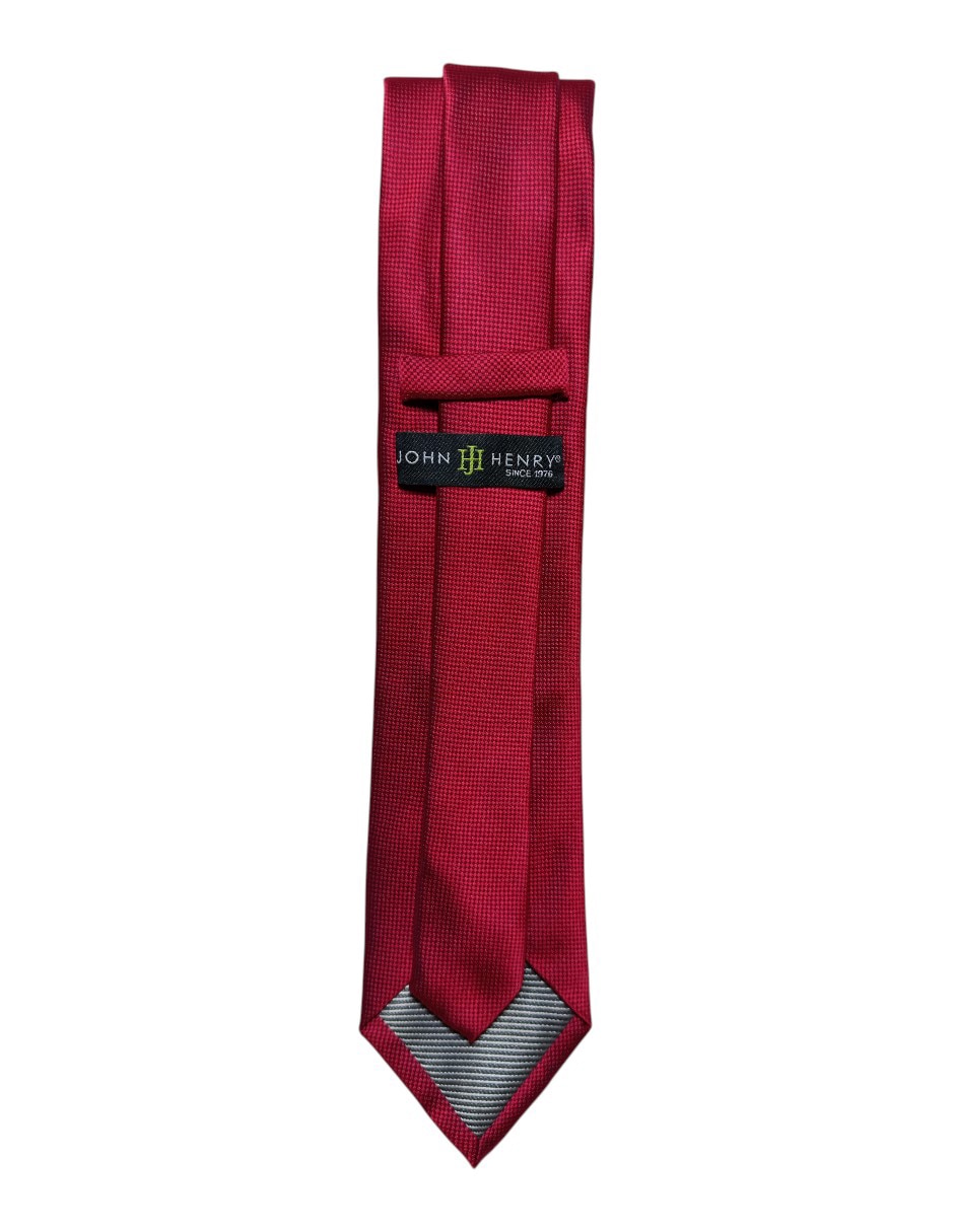 CORBATA JOHN HENRY GRÁFICO REGUL, ROJOA