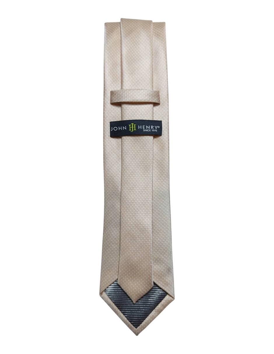 CORBATA JOHN HENRY GRÁFICO REGU, BEIGEA