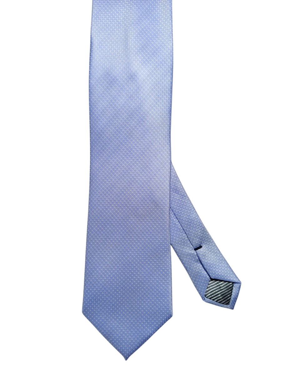 Corbata regular de seda estampada para hombre