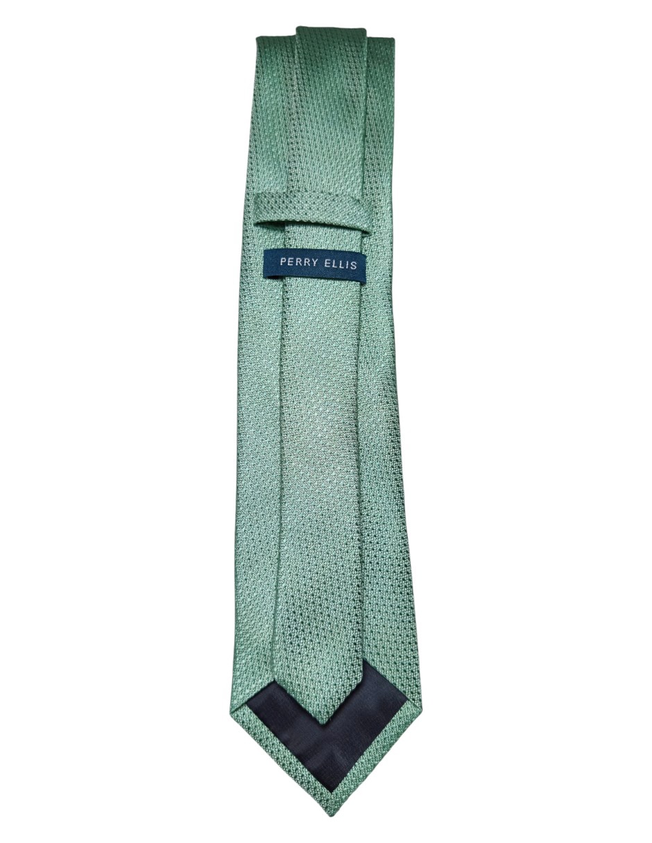 Corbata regular de seda estampado gráfico para hombre 3