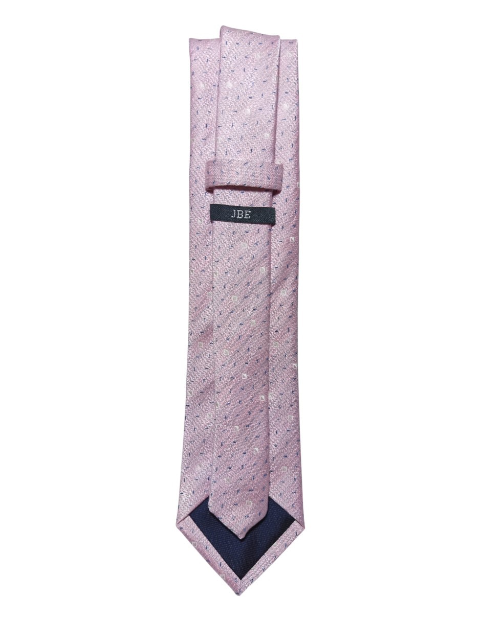 CORBATA JBE GRÁFICO REGULA, ROSA CLARO
