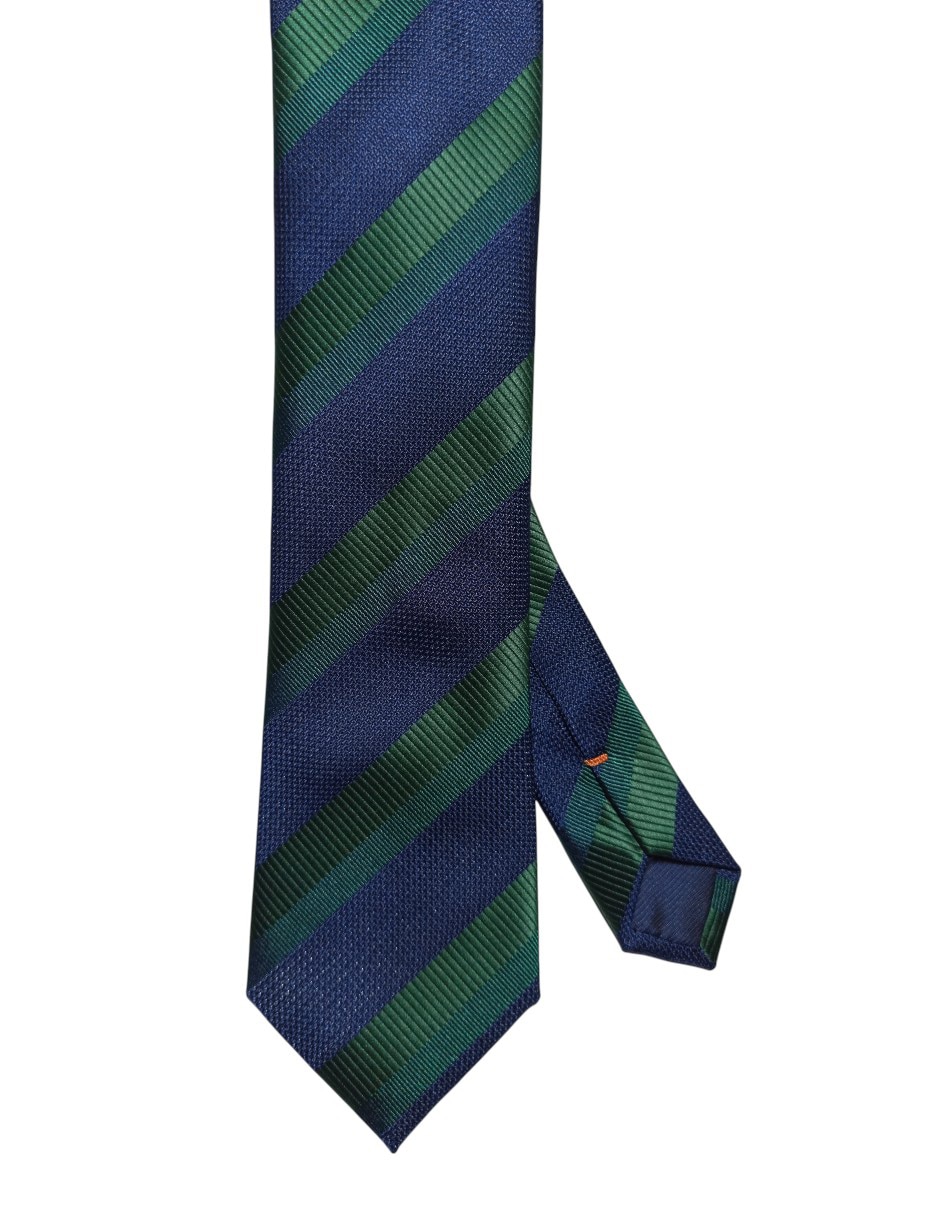 Corbata regular de seda estampado a rayas para hombre Corbata regular de seda estampado a rayas para hombre