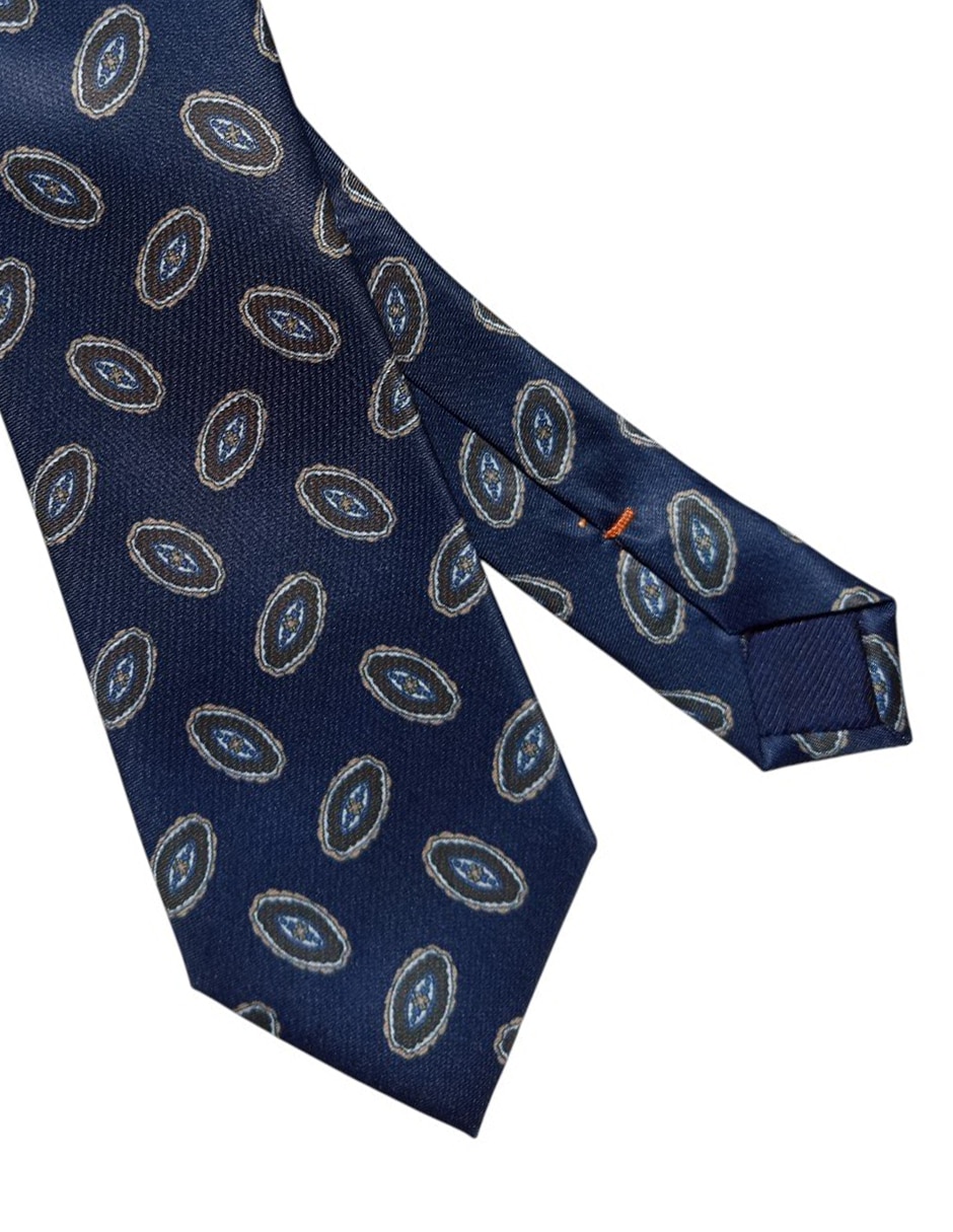 CORBATA JBE FLORAL REGULA, AZUL MARINO