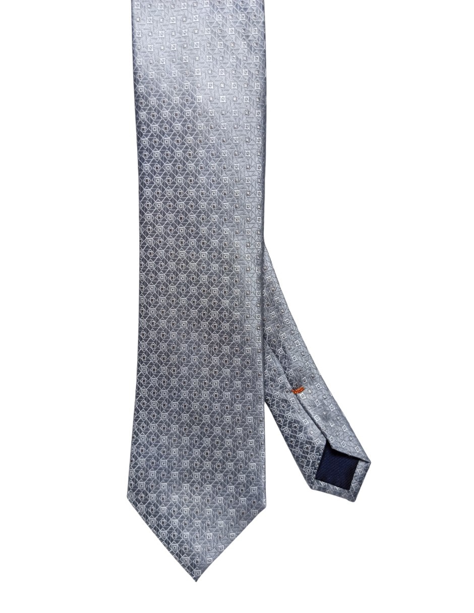 Corbata regular de seda para hombre
