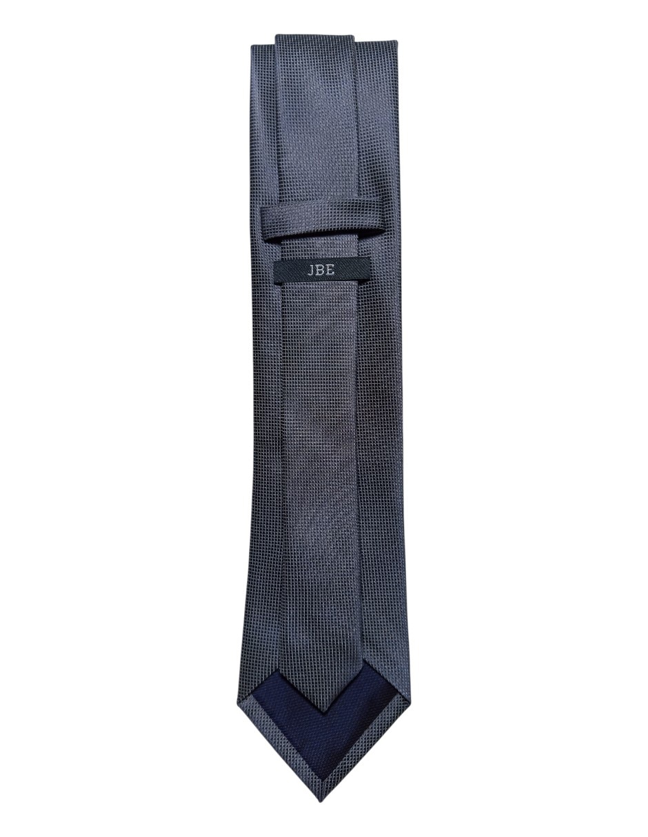 CORBATA JBE LISO REGULAR, GRIS OBSCURO