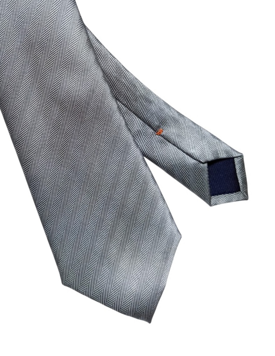 CORBATA JBE GRÁFICO REGULAR , PLATEADO