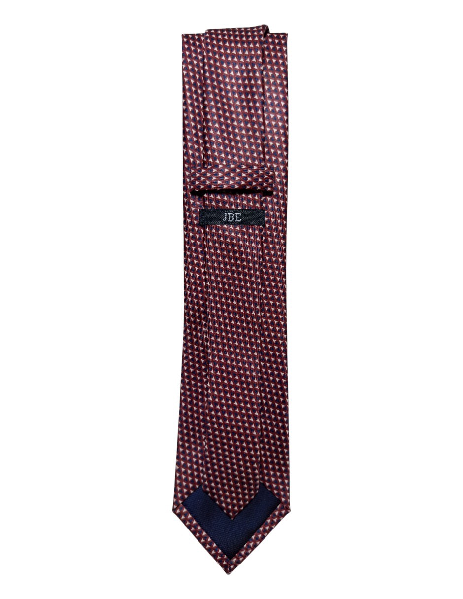 Corbata regular de seda estampada para hombre 3