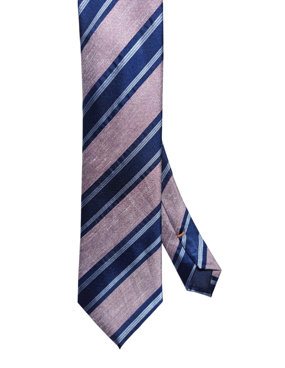 CORBATA JBE A RAYAS REGU, ROSA OBSCURO