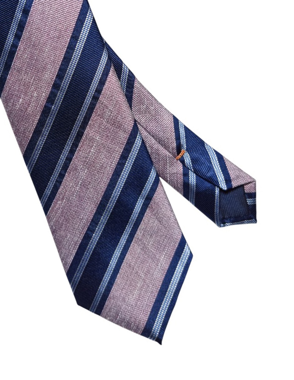 CORBATA JBE A RAYAS REGU, ROSA OBSCURO
