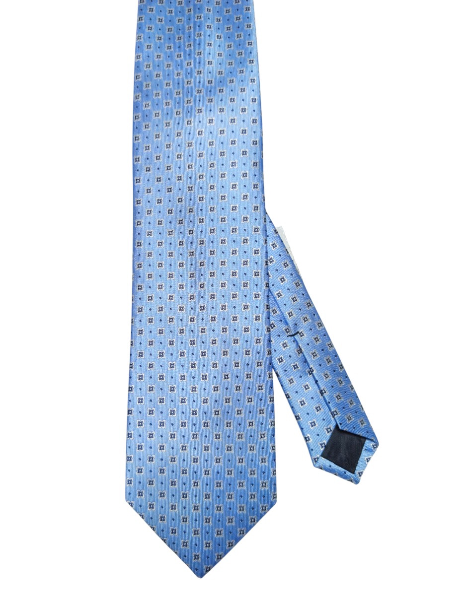 Corbata regular de seda estampado floral para hombre Corbata regular de seda estampado floral para hombre