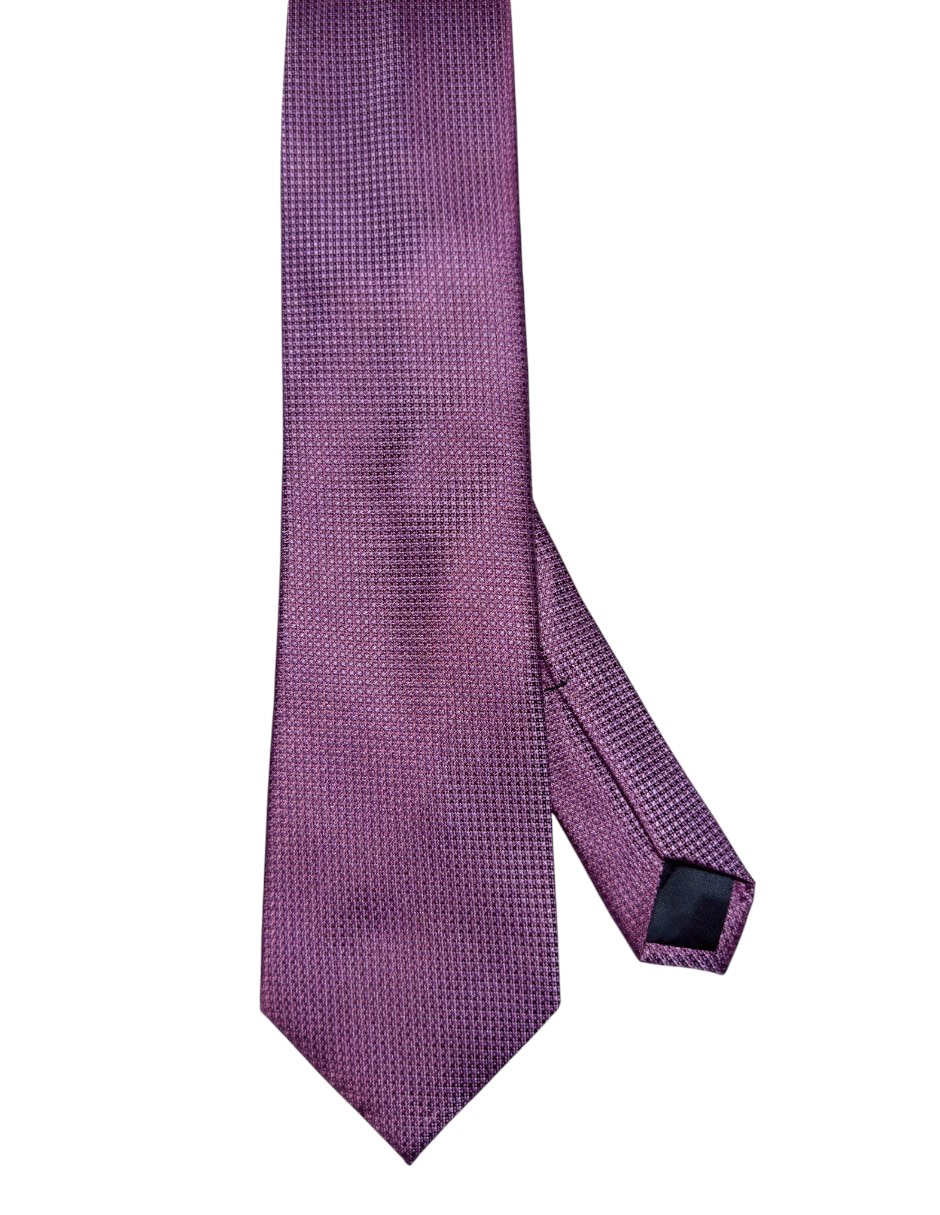 Corbata regular de seda estampado gráfico para hombre