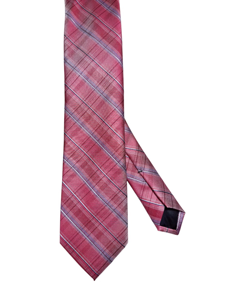 Corbata regular de seda estampado a rayas para hombre Corbata regular de seda estampado a rayas para hombre