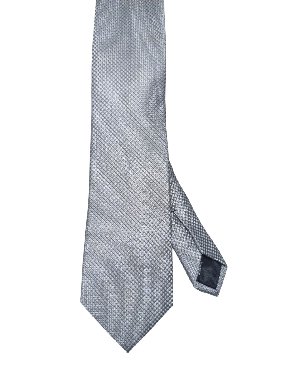 CORBATA PERRY ELLIS GRÁFICO , PLATEADOD