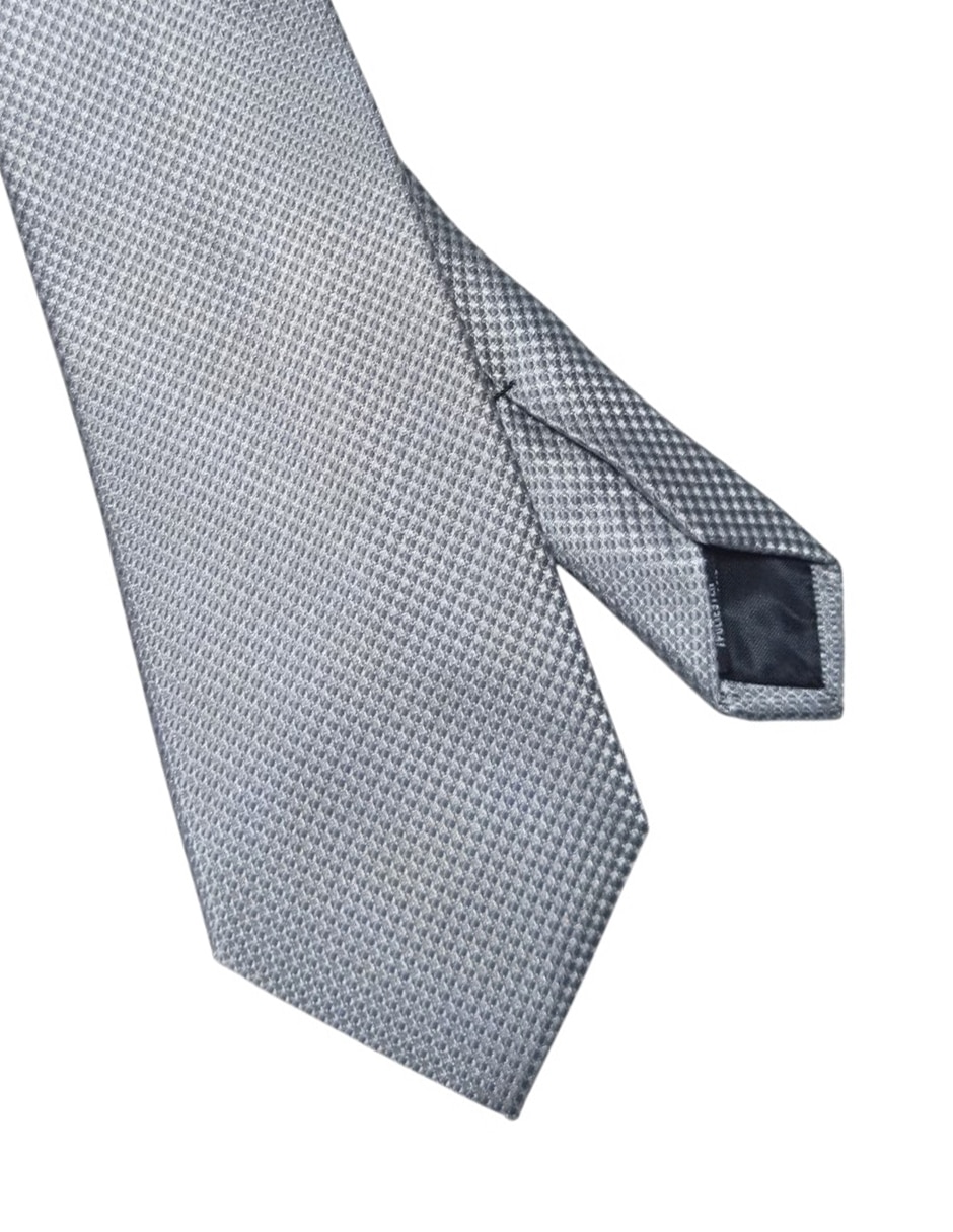 CORBATA PERRY ELLIS GRÁFICO , PLATEADOD