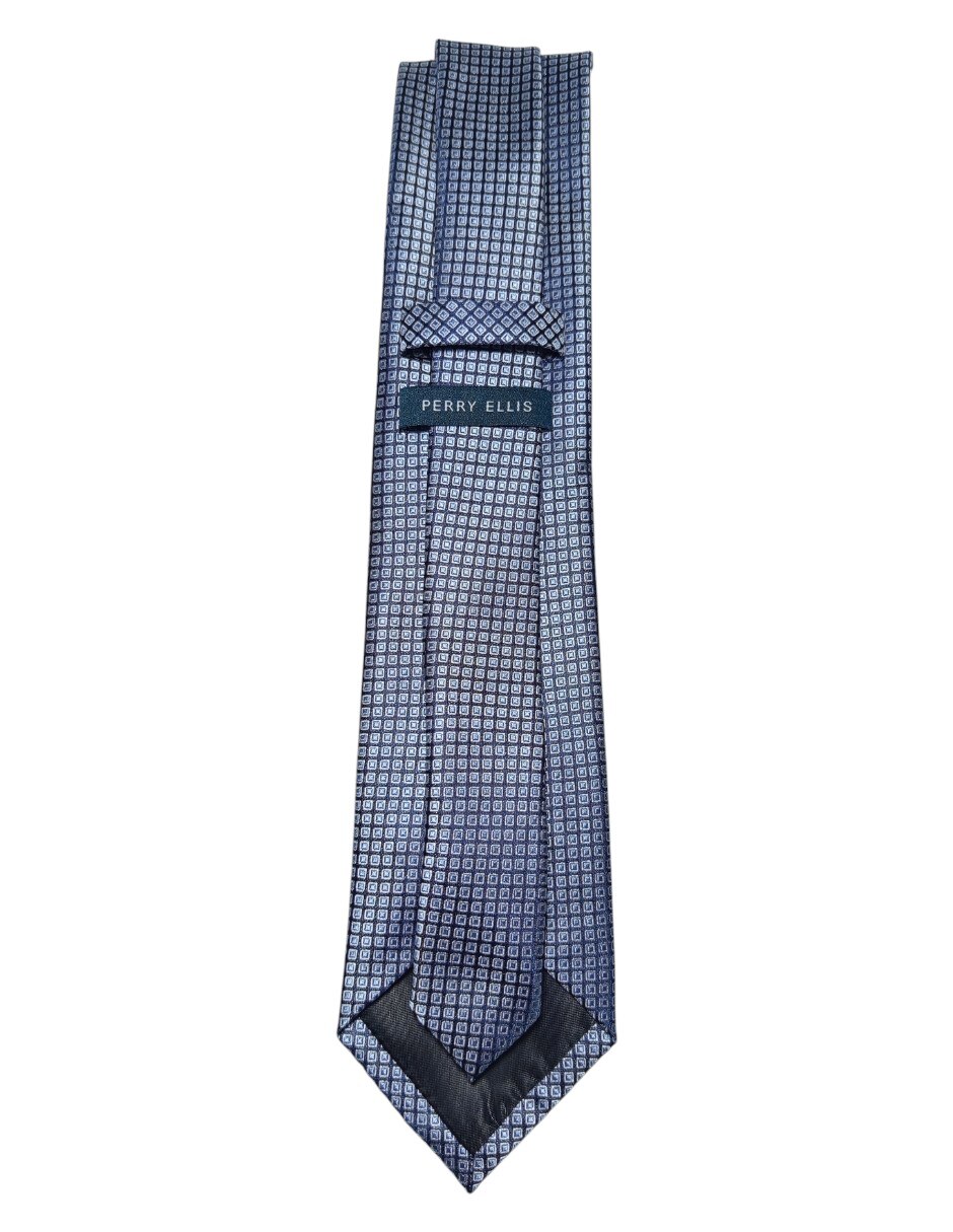 CORBATA PERRY ELLIS A CUA, AZUL MARINOS